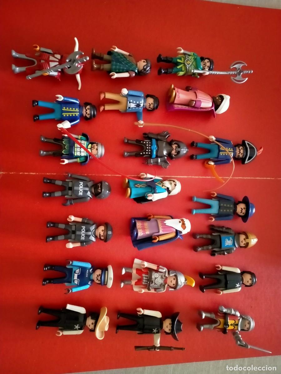 Juguetes antiguos y juegos de colecci&oacute;n: figuras de clip de playmobil