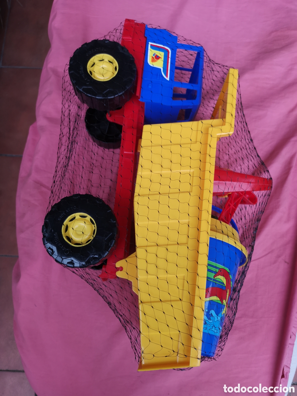 Juguetes antiguos y juegos de colecci&oacute;n: Cavallino. Cami&oacute;n de 45 cm +conjunto playa. Ref 319. NUEVO SIN ABRIR. A&ntilde;os 80.