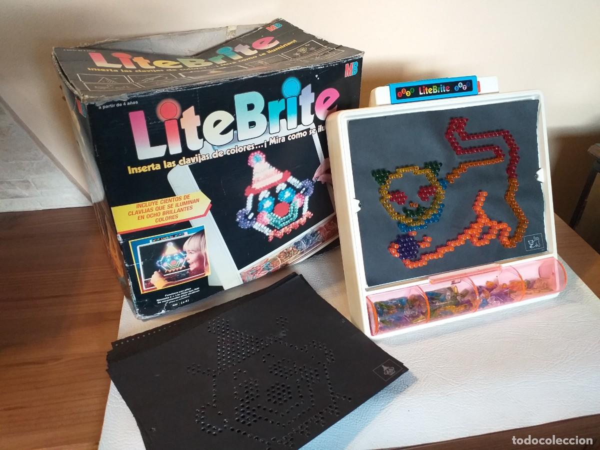 Jouets Anciens et Jeux de collection: ENTRETENIDO JUEGO LITE BRITE COMPLETO Y FUNCIONANDO
