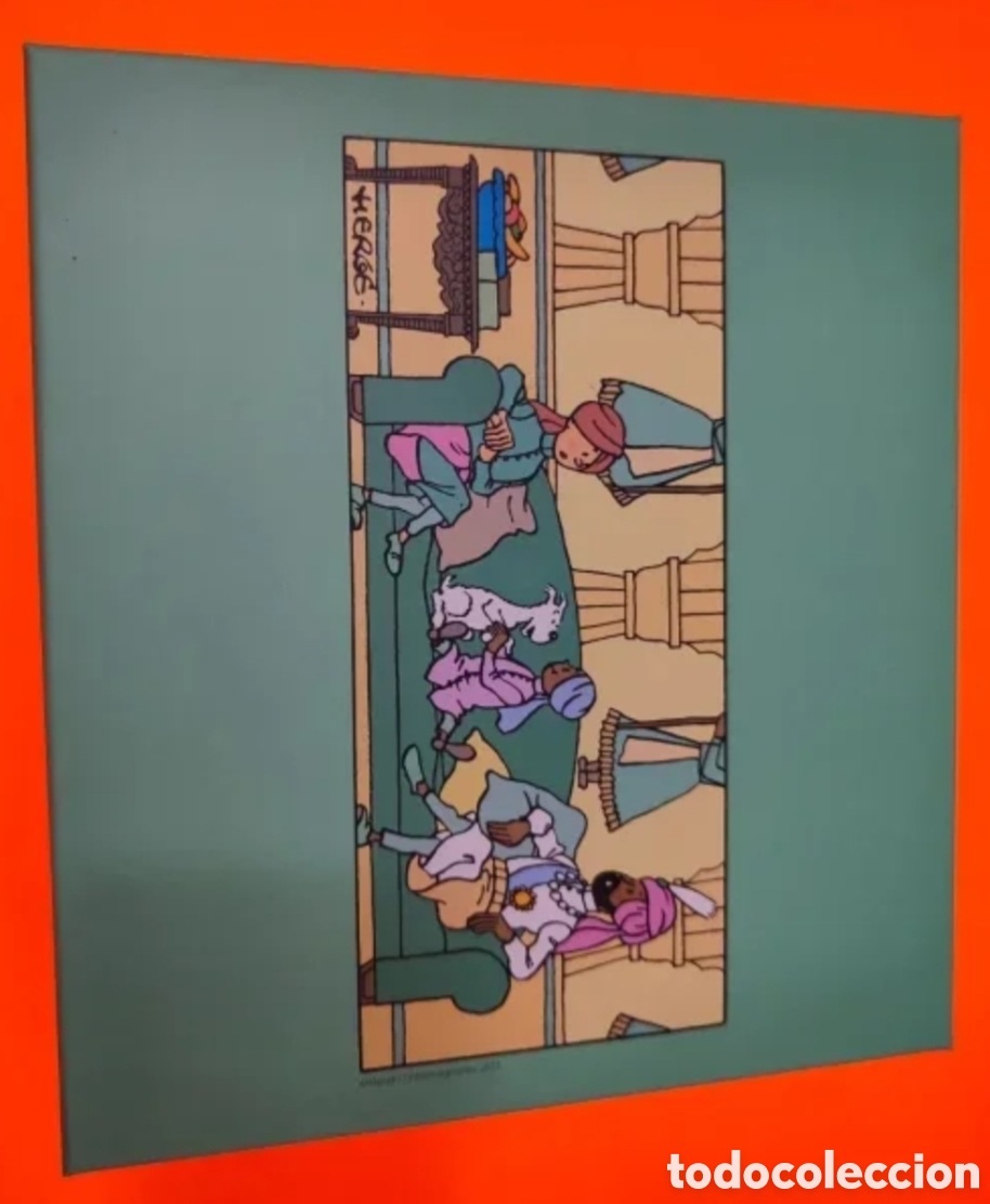 Juguetes antiguos y juegos de colecci&oacute;n: TINTIN CIGARS DU PHARAON - TINTIN EN DIVAN. Esta escena, que aparece en la portada de la primera edi