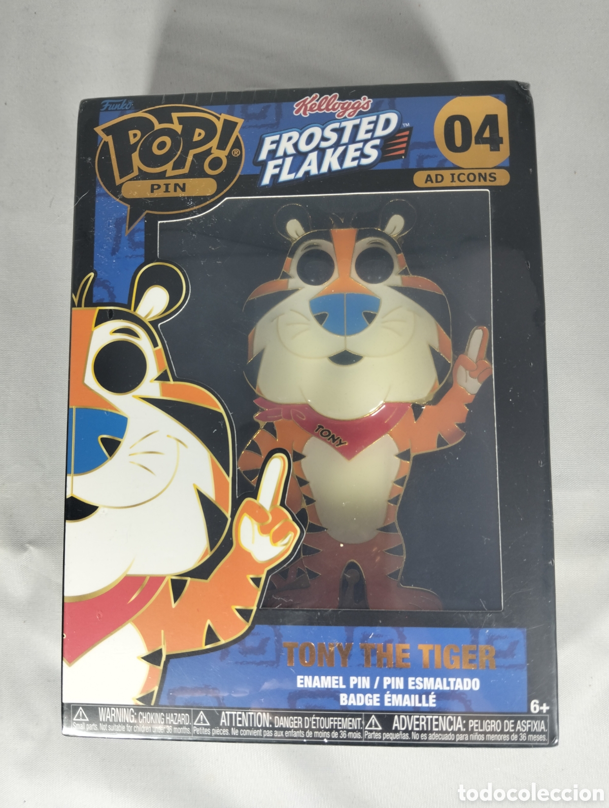 Juguetes antiguos y juegos de colecci&oacute;n: Pop! Pin coleccionable que presenta a Tony the Tiger d