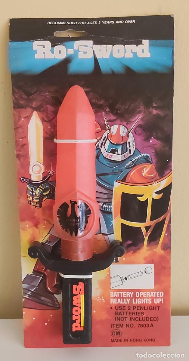 Antique Toys and Collectible Games: ROBOT SWORD. JUGUETE VINTAGE CON LUCES. FUNCIONA CON PILAS.