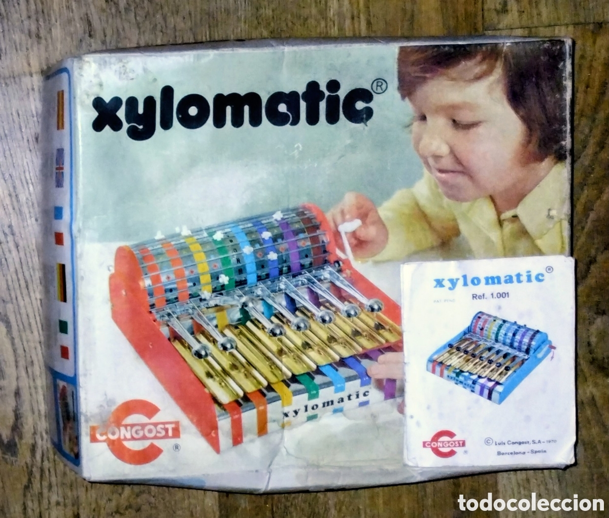 Juguetes antiguos y juegos de colecci&oacute;n: antiguo XYLOMATIC de CONGOST a&ntilde;os 70 en BUEN ESTADO con se&ntilde;ales de uso normales (ver fotos)