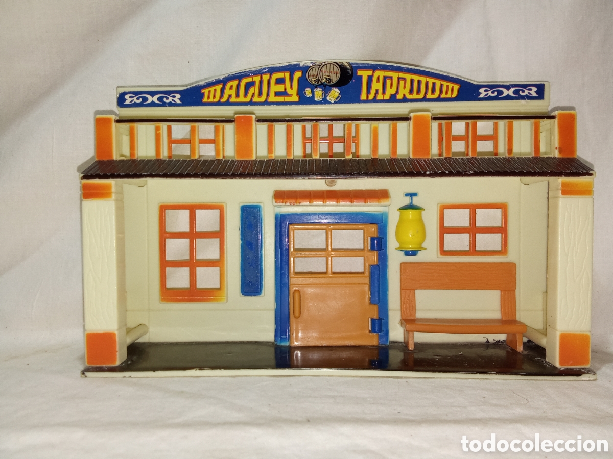 Juguetes antiguos y juegos de colecci&oacute;n: FACHADA BAR MAGUEY TAPRODM PARA MAQUETAS Y FUERTES