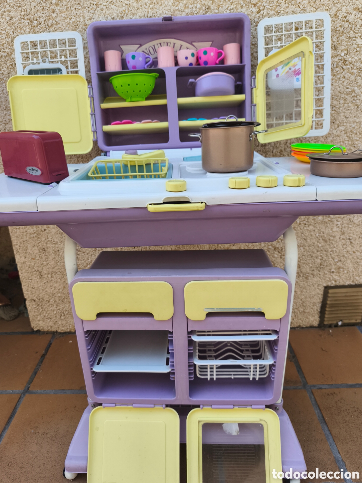 Juguetes antiguos y juegos de colecci&oacute;n: Cocina Nouvelle Cuisine y 198 utensilios de cocina