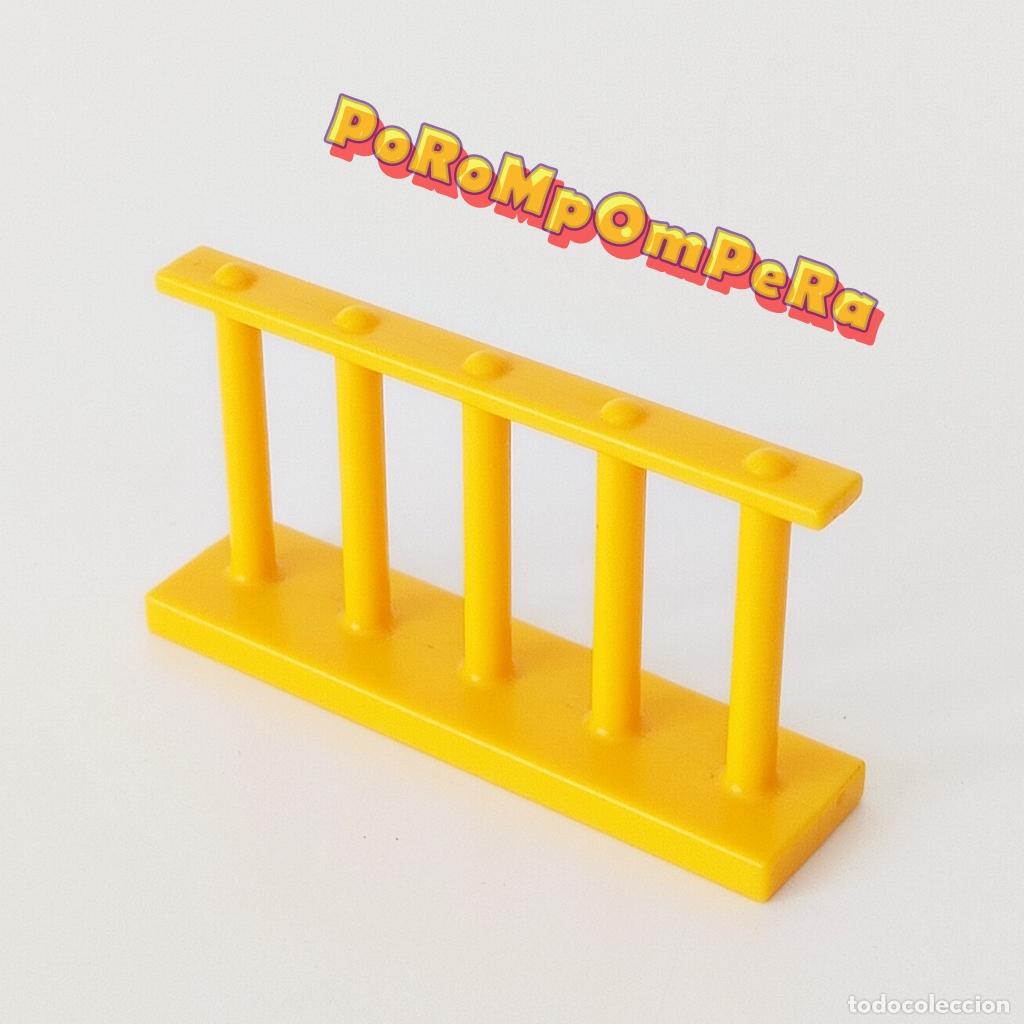 Juguetes antiguos y juegos de colecci&oacute;n: PLAYMOBIL SECCI&Oacute;N BARANDILLA AMARILL? SYSTEM X 3965 4302 741X 733X CG6E