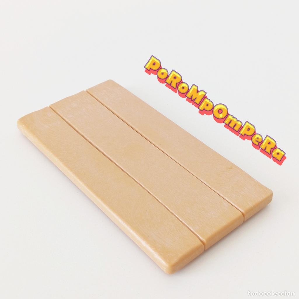 Juguetes antiguos y juegos de colecci&oacute;n: PLAYMOBIL TABL&Oacute;N MADERA BEIGE MESA 5422 ? CG6