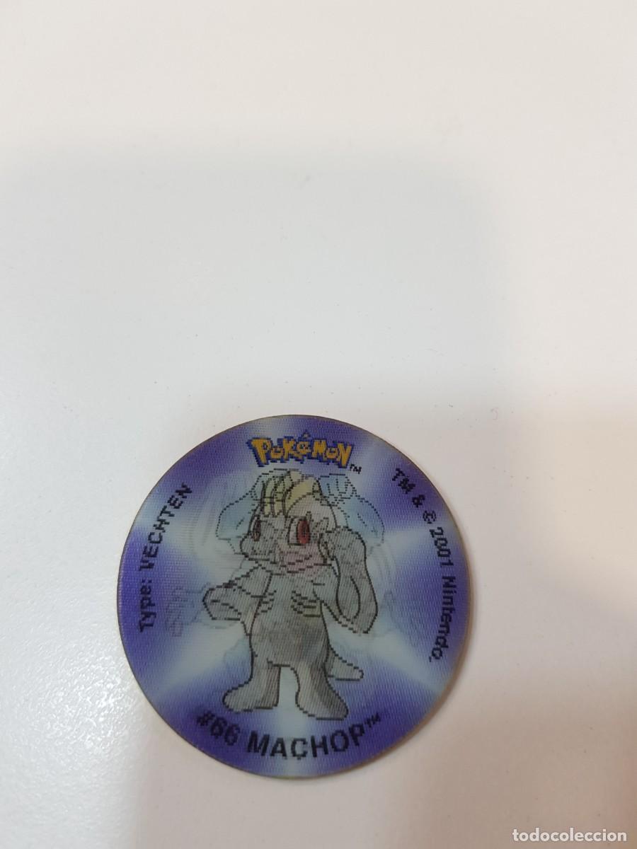 Juguetes antiguos y juegos de colecci&oacute;n: Tazo pokemon Flippo 3d lenticular Machop