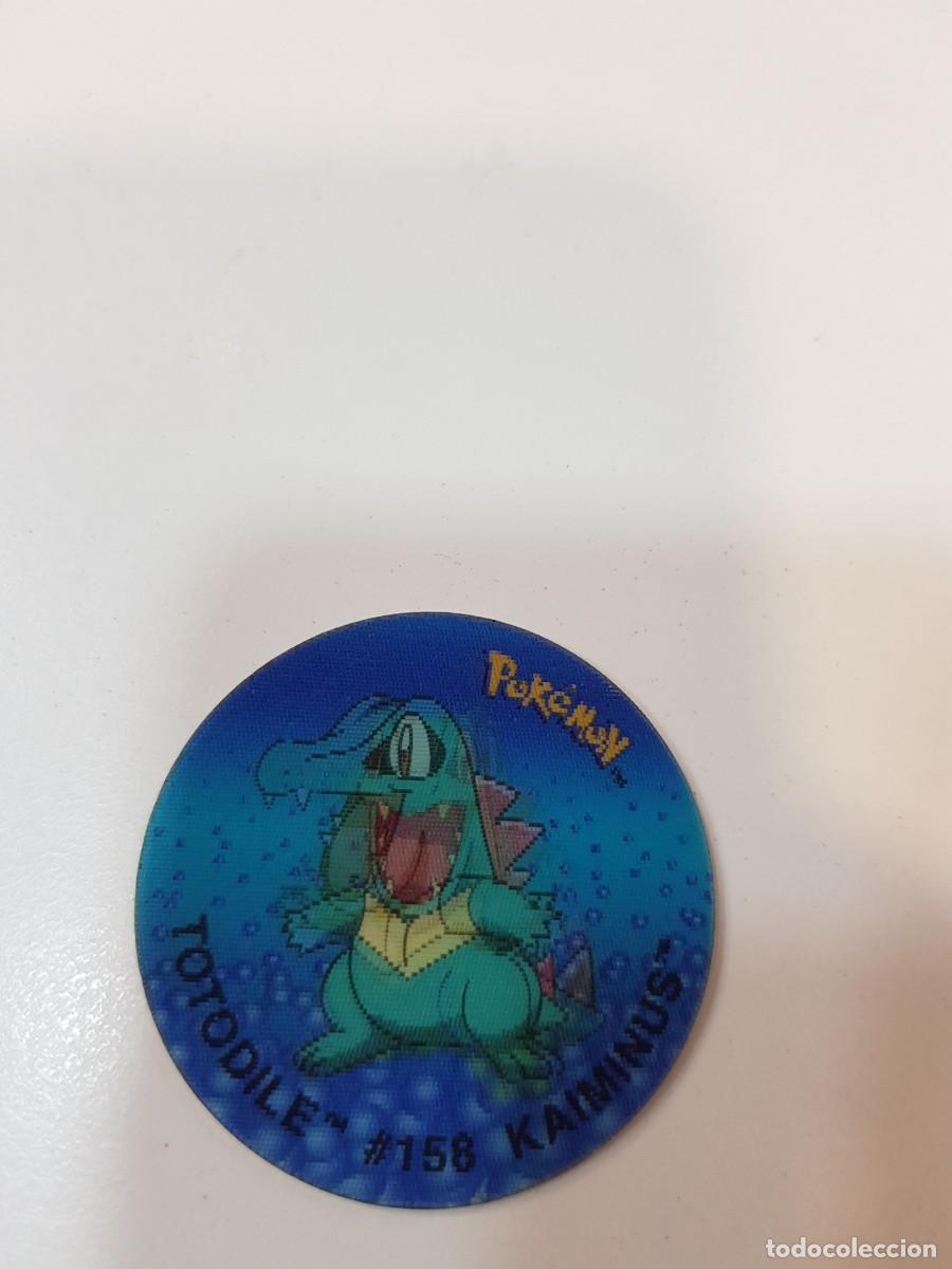 Juguetes antiguos y juegos de colecci&oacute;n: Tazo pokemon Flippo 3d lenticular Totodile
