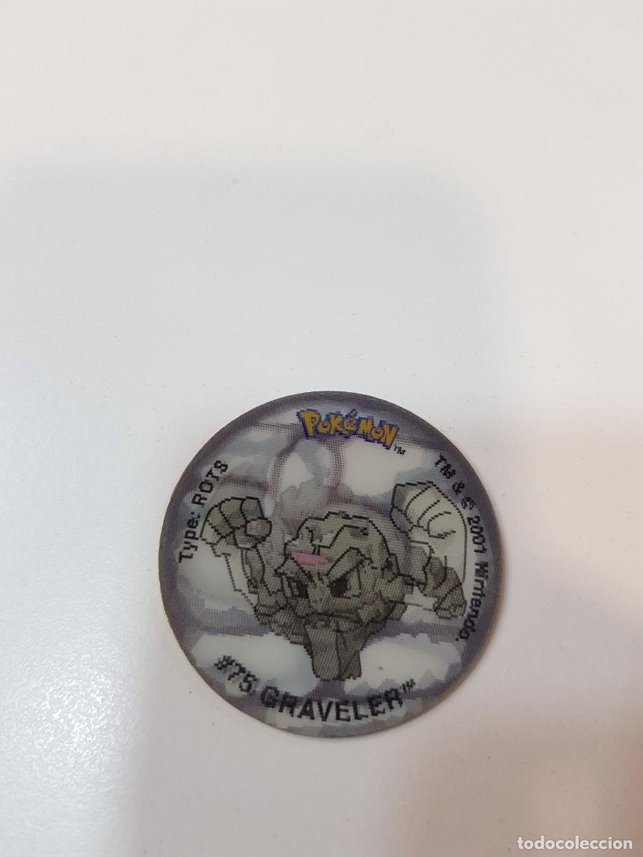 Juguetes antiguos y juegos de colecci&oacute;n: Tazo pokemon Flippo 3d lenticular Geodude