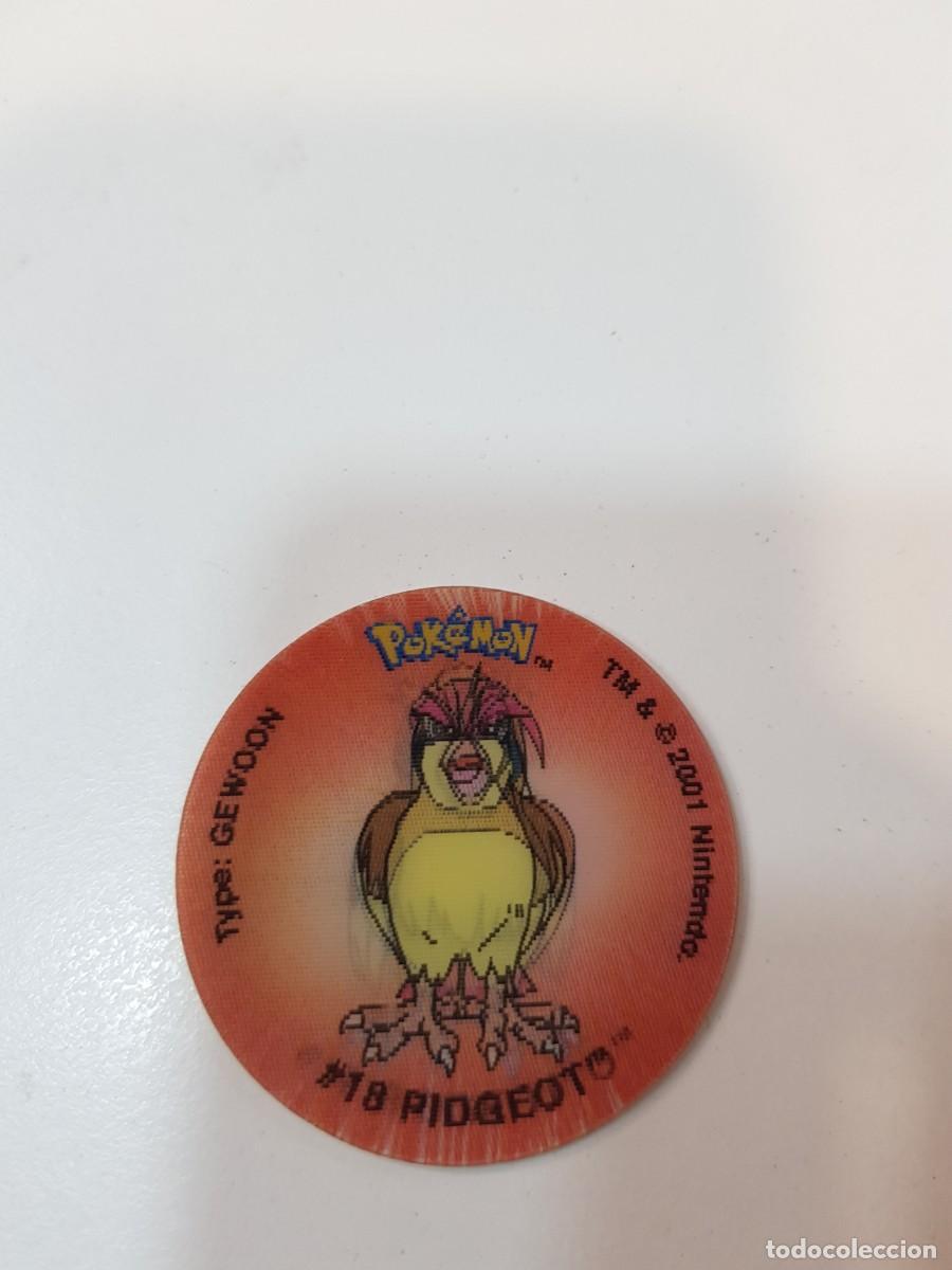 Juguetes antiguos y juegos de colecci&oacute;n: Tazo pokemon Flippo 3d lenticular Pidgeotto