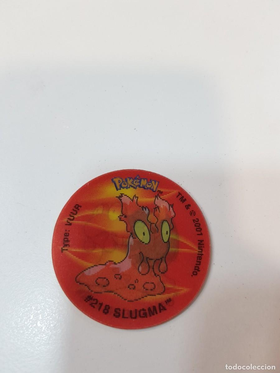Juguetes antiguos y juegos de colecci&oacute;n: Tazo pokemon Flippo 3d lenticular Slugma