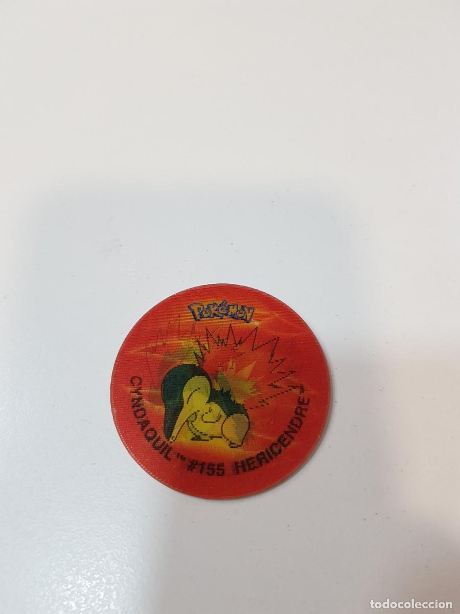 Juguetes antiguos y juegos de colecci&oacute;n: Tazo pokemon Flippo 3d lenticular Cyndaquil