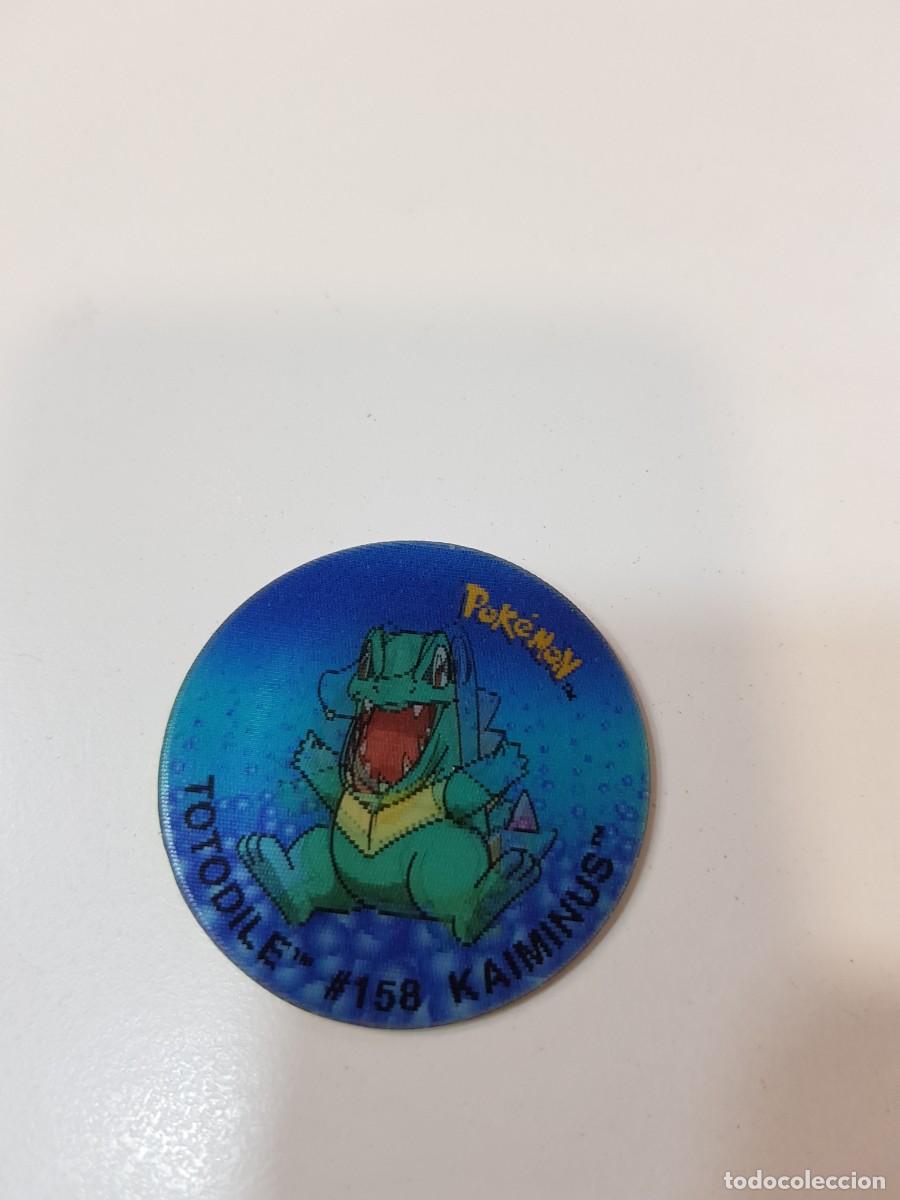 Juguetes antiguos y juegos de colecci&oacute;n: Tazo pokemon Flippo 3d lenticular Totodile