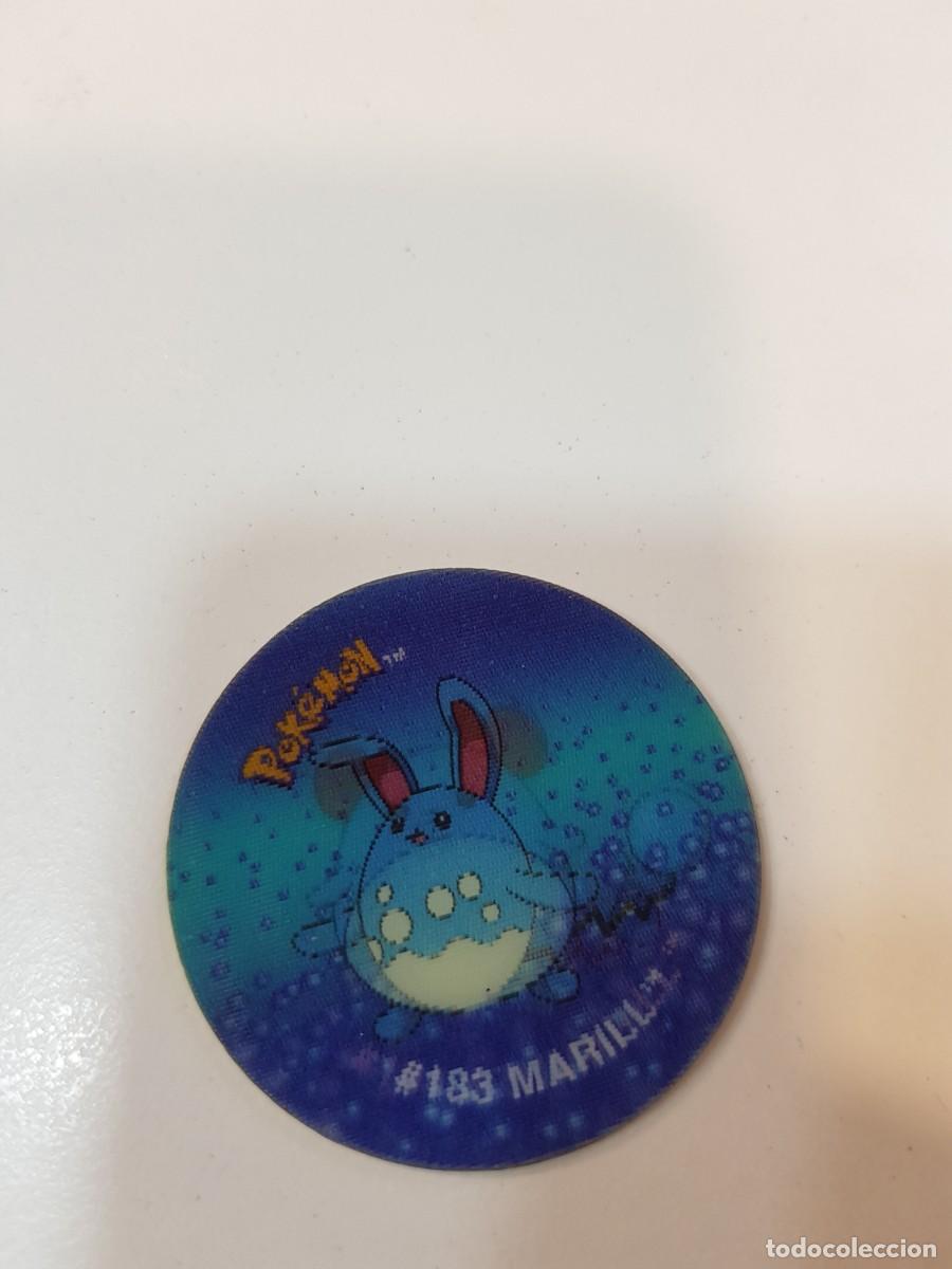 Juguetes antiguos y juegos de colecci&oacute;n: Tazo pokemon Flippo 3d lenticular Marill