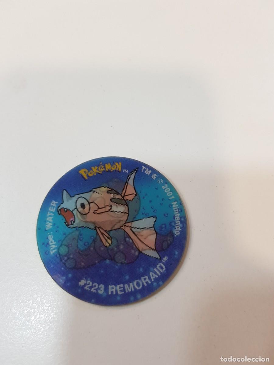 Juguetes antiguos y juegos de colecci&oacute;n: Tazo pokemon Flippo 3d lenticular Remoraid