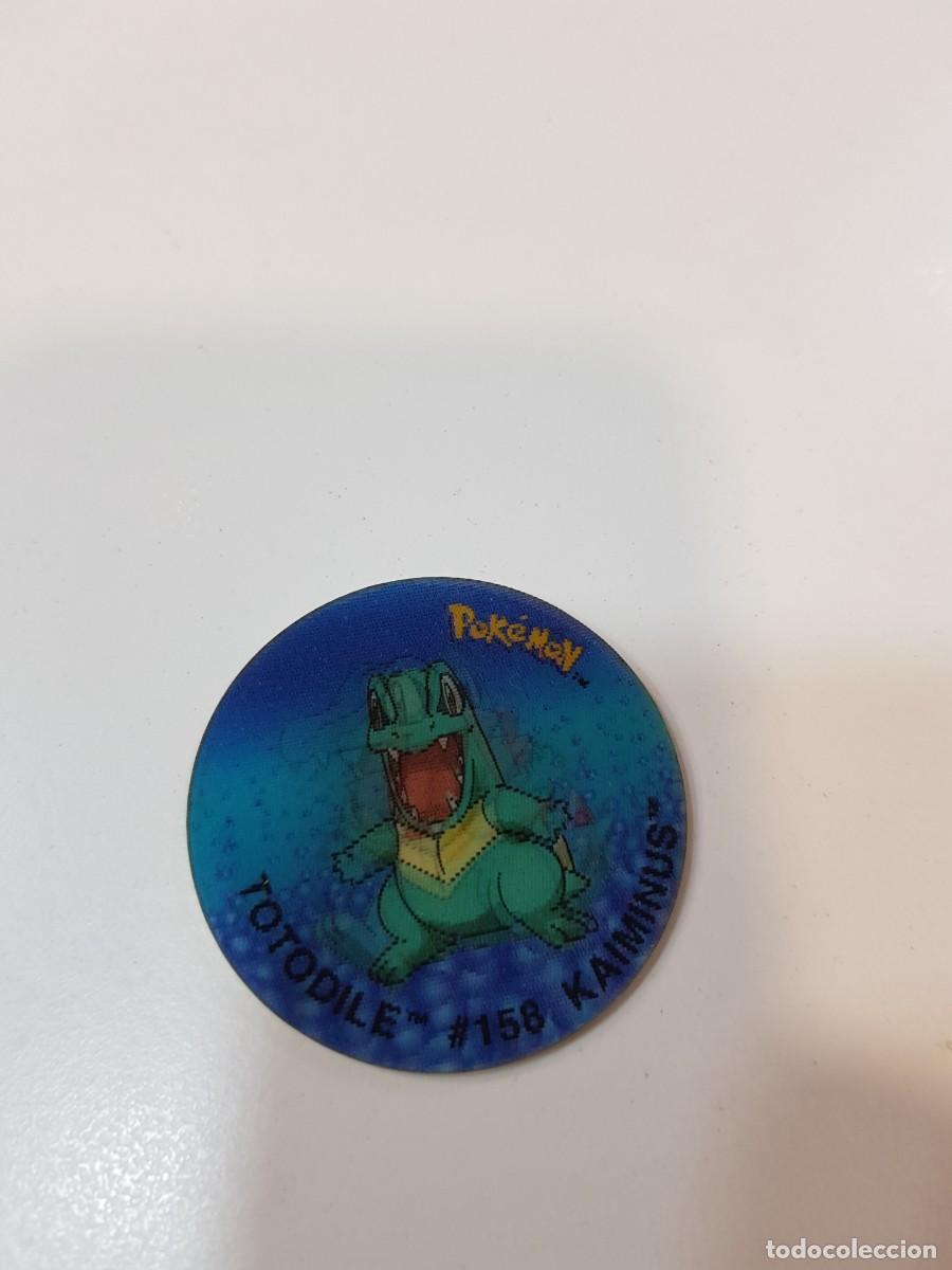 Juguetes antiguos y juegos de colecci&oacute;n: Tazo pokemon Flippo 3d lenticular Totodile