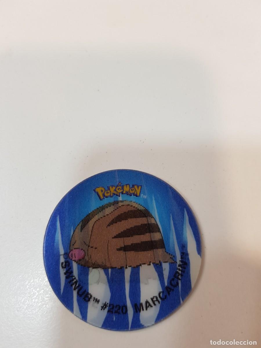 Juguetes antiguos y juegos de colecci&oacute;n: Tazo pokemon Flippo 3d lenticular Swinub