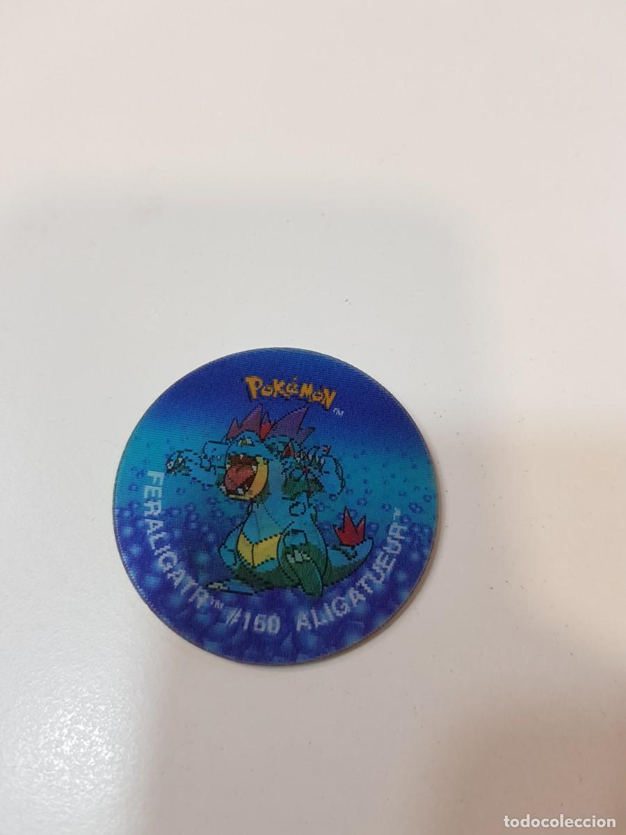 Juguetes antiguos y juegos de colecci&oacute;n: Tazo pokemon Flippo 3d lenticular Totodile