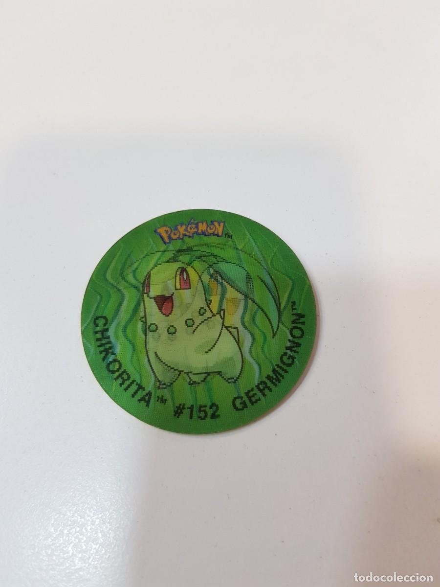 Juguetes antiguos y juegos de colecci&oacute;n: Tazo pokemon Flippo 3d lenticular Chicorita