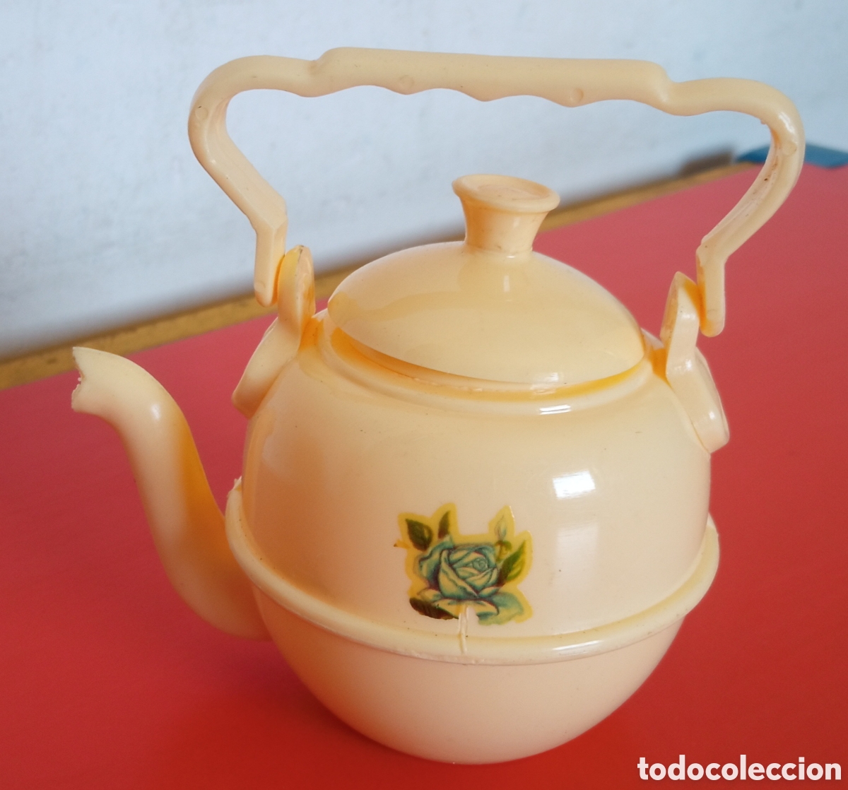 Juguetes antiguos y juegos de colecci&oacute;n: TETERA / CAFETERA MENAJE CACHARRITOS.MARCELIANO NOTARIO - VALENCIA 60'S.NUEVA.