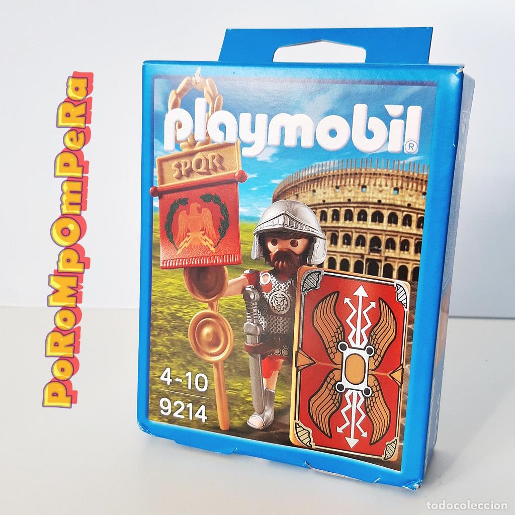 Juguetes antiguos y juegos de colecci&oacute;n: &iexcl;SIN ABRIR! PLAYMOBIL 9214 LEGIONARIO ROMANO ESTANDARTE ESCUDO COLISEO ROMANO EXCLUSIVO ROMA &iexcl;NUEVO!