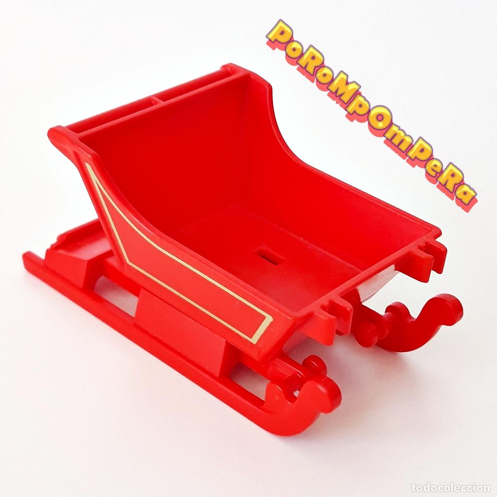 Juguetes antiguos y juegos de colecci&oacute;n: PLAYMOBIL TRINEO ROJO SANTA CLAUS CALENDARIO DE ADVIENTO 4161 PAP&Aacute; NOEL NAVIDAD NAVIDE&Ntilde;O CG5