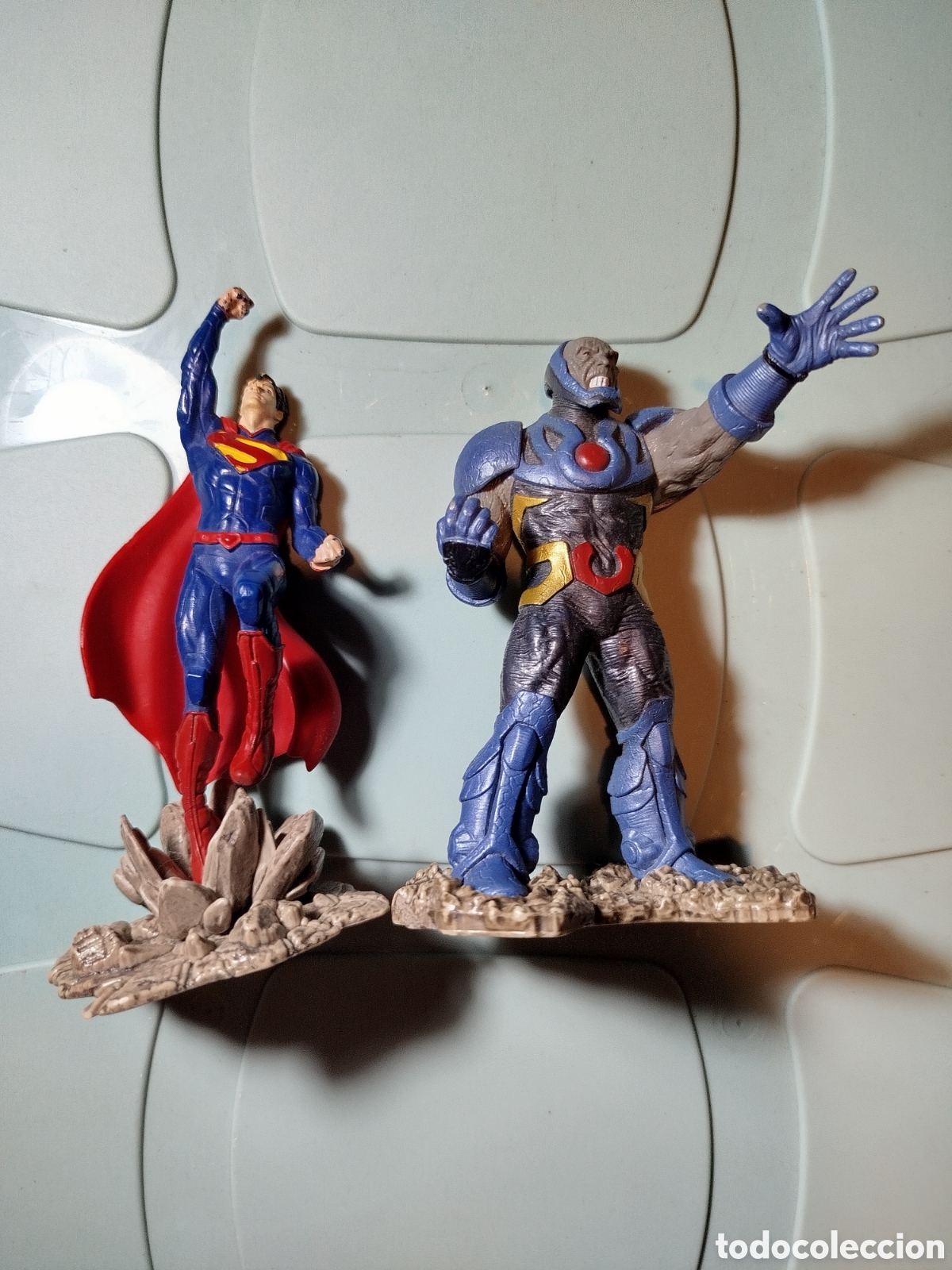Juguetes antiguos y juegos de colecci&oacute;n: Lote 2 superh&eacute;roes PVC retro