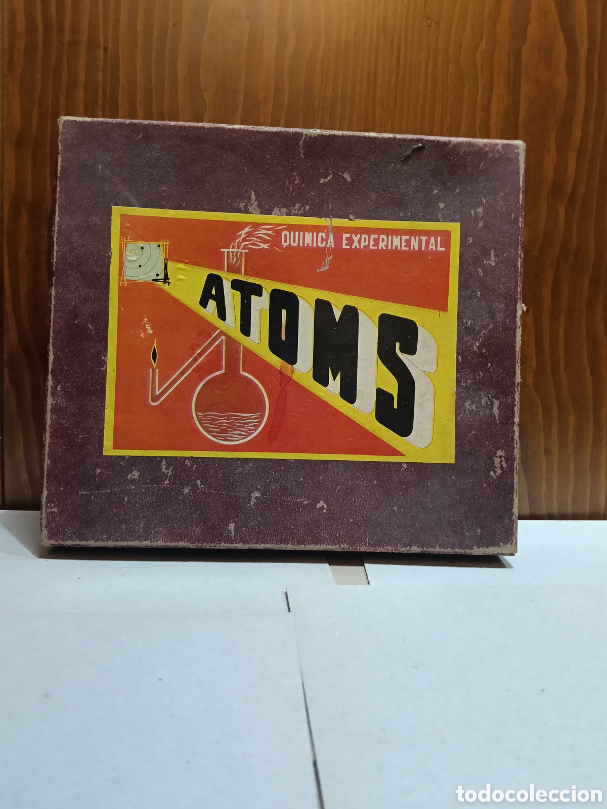 Juguetes antiguos y juegos de colecci&oacute;n: Caja de Qu&iacute;mica Experimental ATOMS