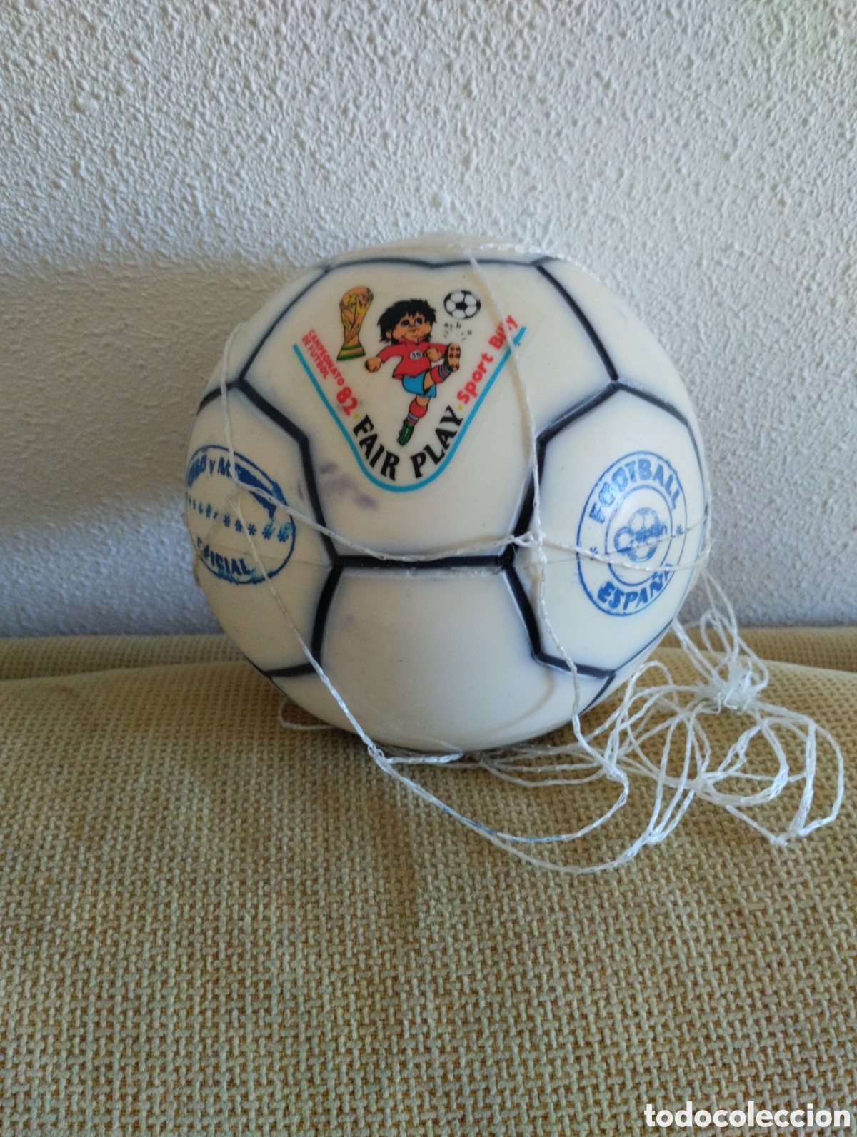 Juguetes antiguos y juegos de colecci&oacute;n: Pelota antigua Sport Billy Mundial Espa&ntilde;a 82