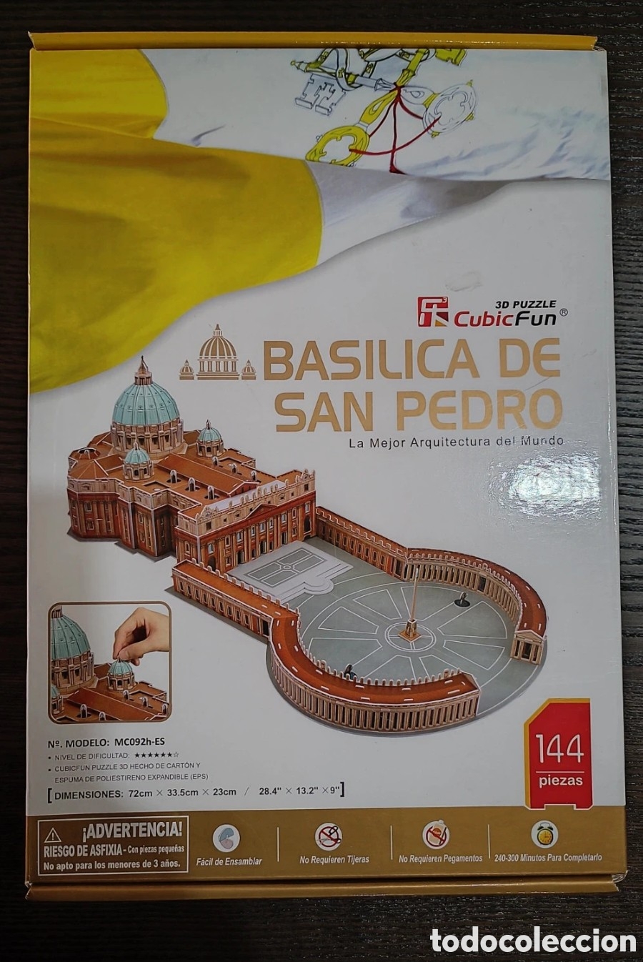 Juguetes antiguos y juegos de colecci&oacute;n: Puzzle 3D. Bas&iacute;lica de San Pedro