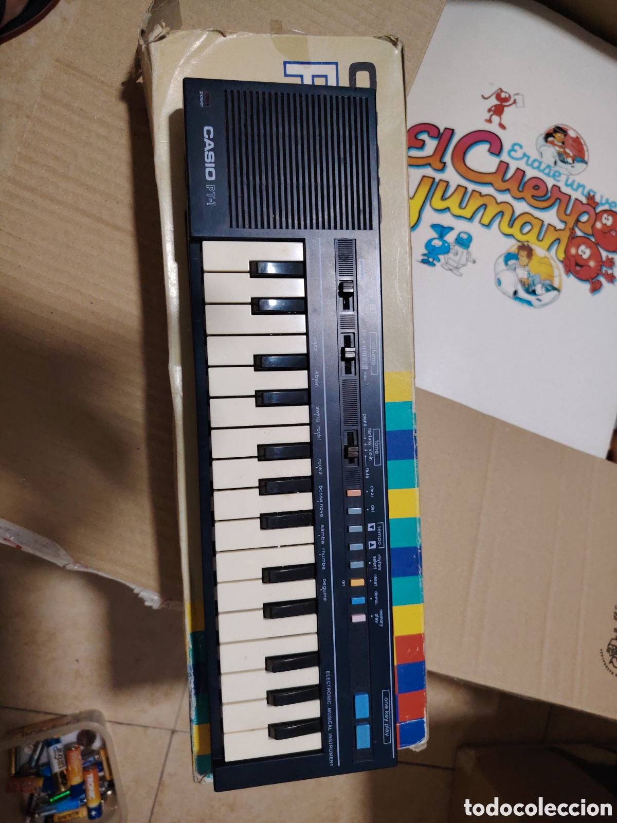 Juguetes antiguos y juegos de colecci&oacute;n: Teclado piano Casio pt 1