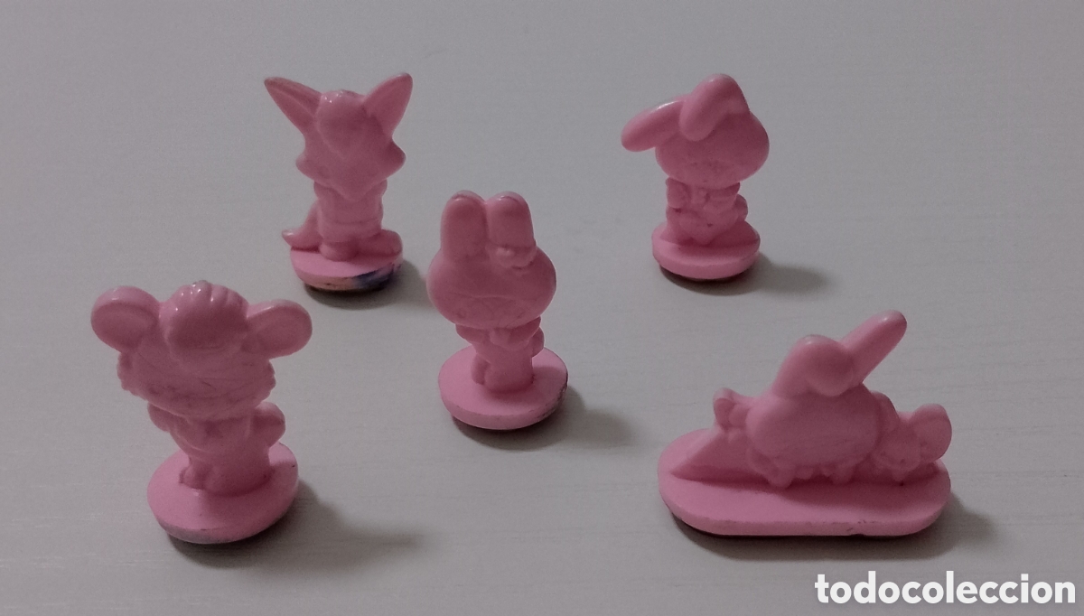 Juguetes antiguos y juegos de colecci&oacute;n: Lote de 5 Sellos Vintage Sanrio - My Melody y personajes (A&ntilde;os 80)