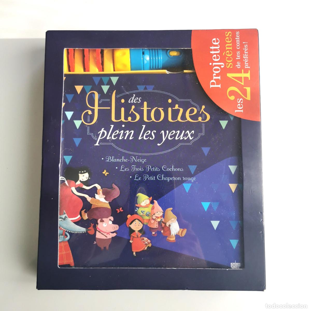 Juguetes antiguos y juegos de colecci&oacute;n: Caja libro y proyector cuentos / Bo&icirc;te projecteur contes - Hachette - 24 im&aacute;genes ni&ntilde;os - FRANCES