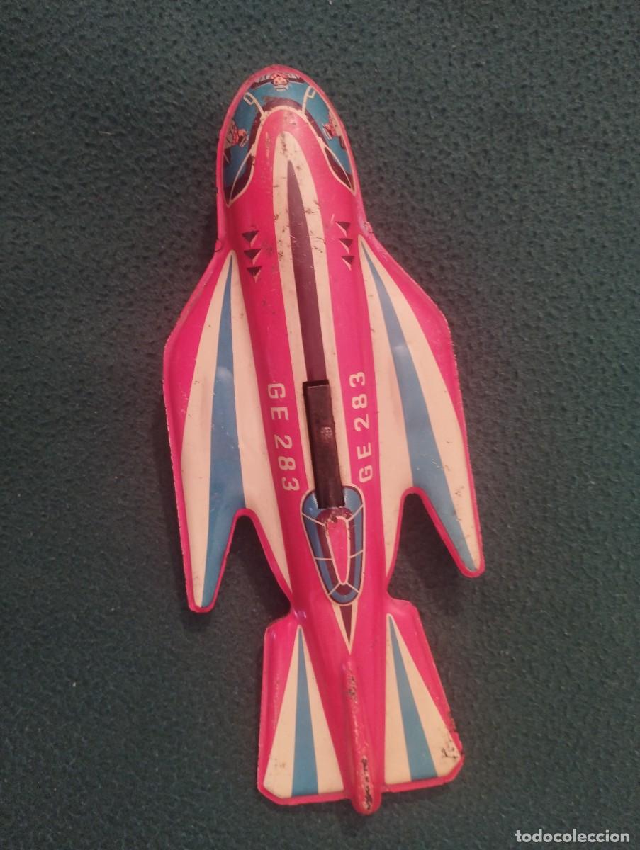 Juguetes antiguos y juegos de colecci&oacute;n: Juguete vintage de cohete espacial de los a&ntilde;os 50 de Technofix, fabricado en Alemania Occidental.