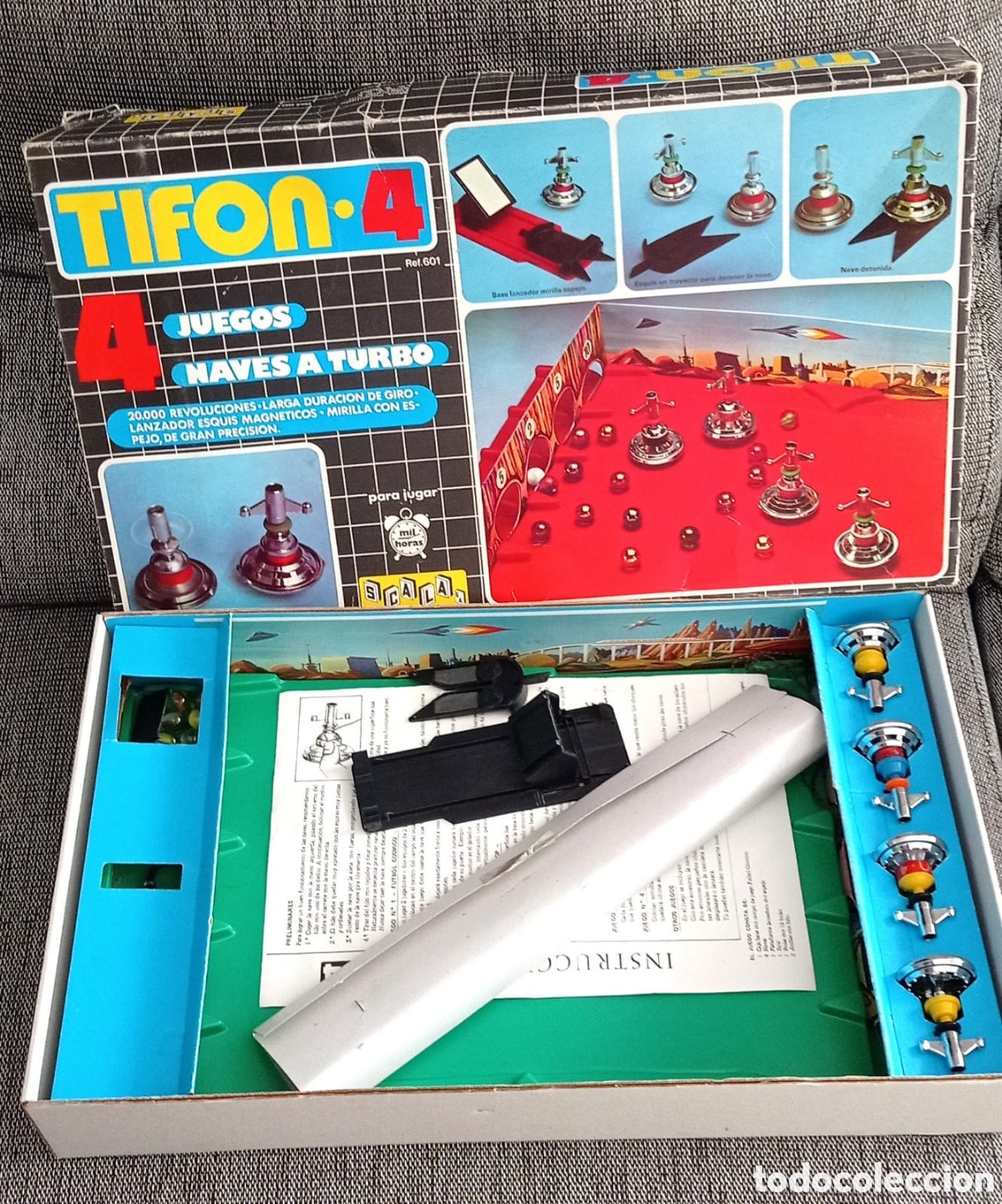 Juguetes antiguos y juegos de colecci&oacute;n: Juego de mesa Tif&oacute;n-4 (Espa&ntilde;ol, 1988)