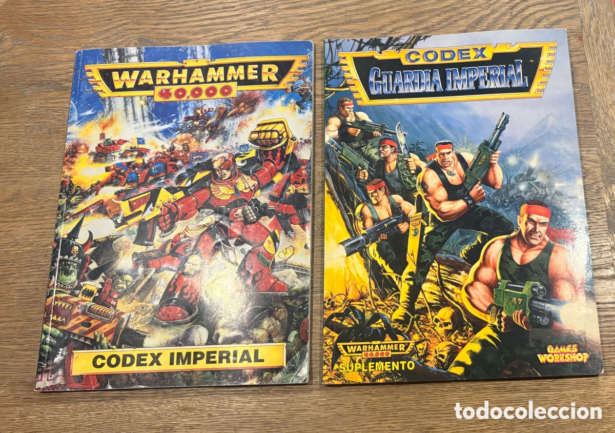 Juguetes antiguos y juegos de colecci&oacute;n: WARHAMMER 40000 CODEX IMPERIAL 1994 + CODEX GUARDIA IMPERIAL SUPLEMENTO