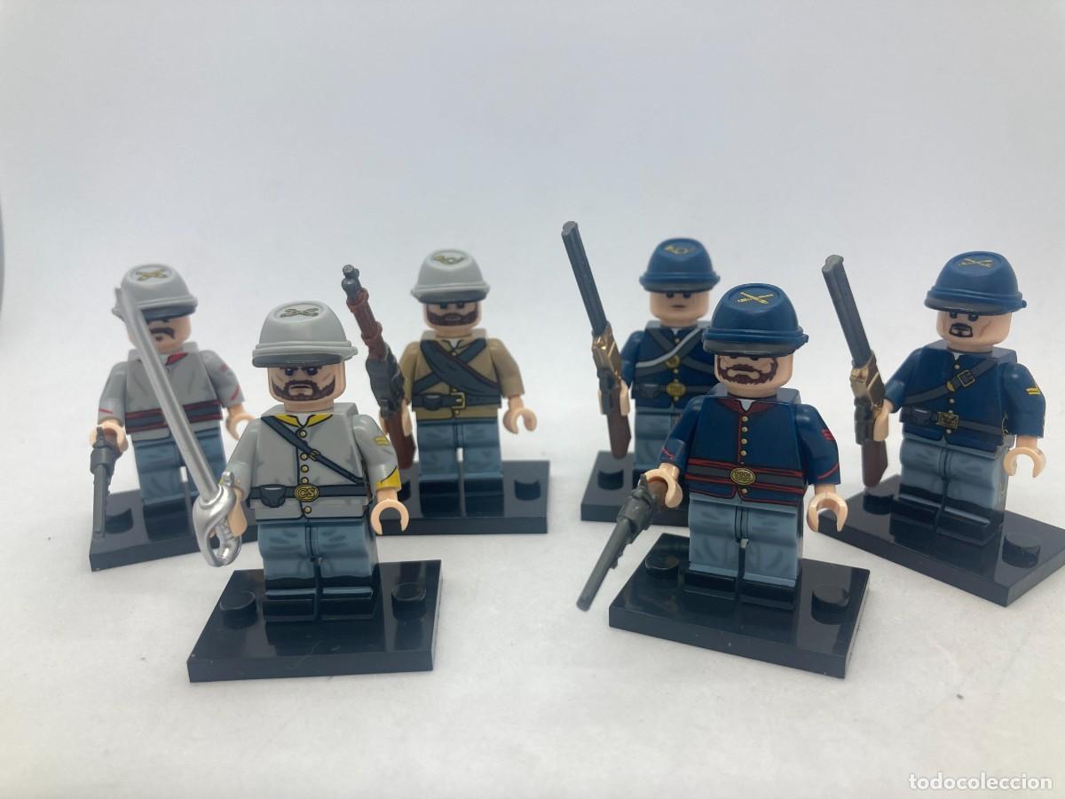 Juguetes antiguos y juegos de colecci&oacute;n: Minifiguras Guerra Civil Americana