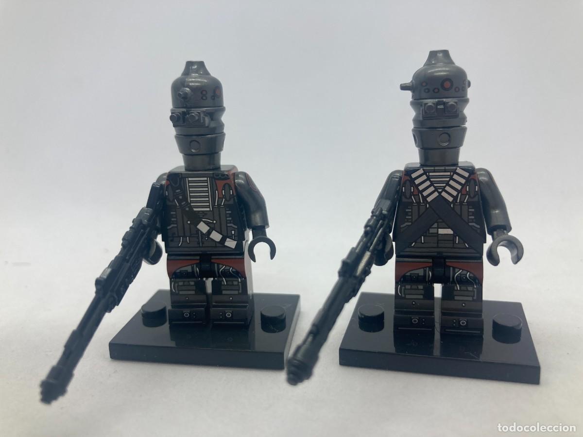 Juguetes antiguos y juegos de colecci&oacute;n: Minifiguras Star Wars droides IG-11 y IG-88