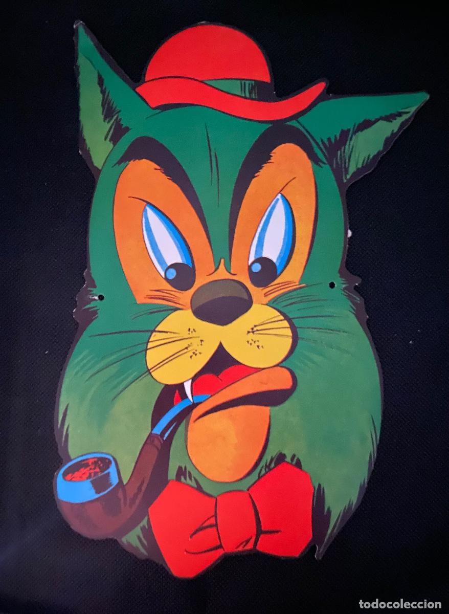 Juguetes antiguos y juegos de colecci&oacute;n: ANTIGUA CARETA DE CARTON &ldquo; GATO &ldquo; - CON SUS GOMAS