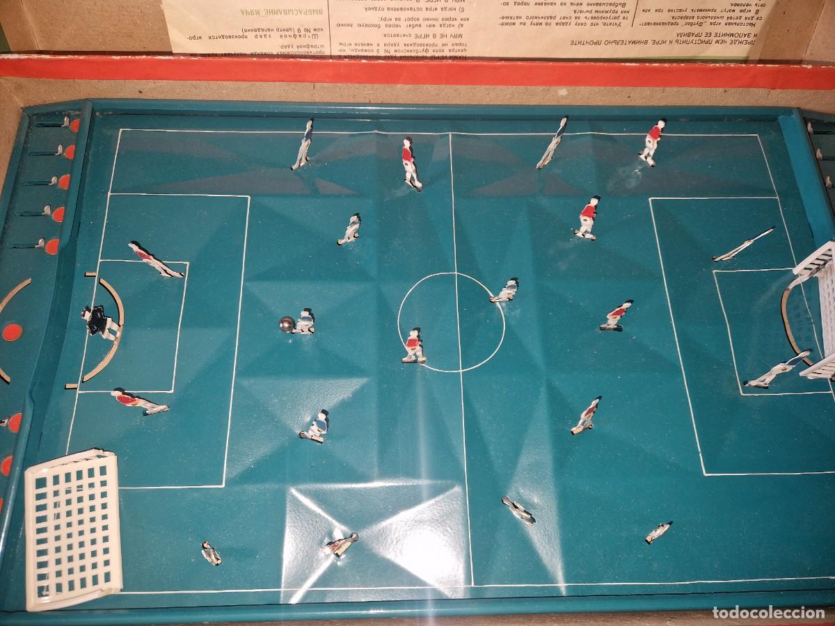 Juguetes antiguos y juegos de colecci&oacute;n: FUTBOLIN DE METAL, JUEGO DE MESA