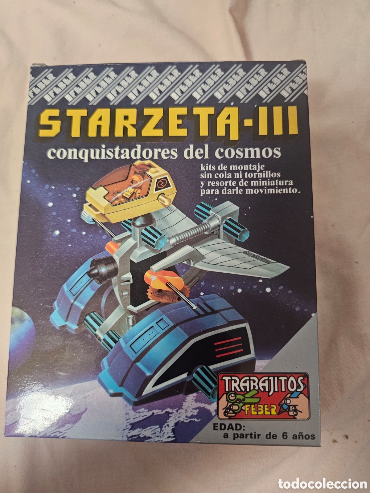 Juguetes antiguos y juegos de colecci&oacute;n: TRABAJITOS FEBER. STARZETA III. CONQUISTADORES DEL COSMOS. NUEVO. SIN USAR