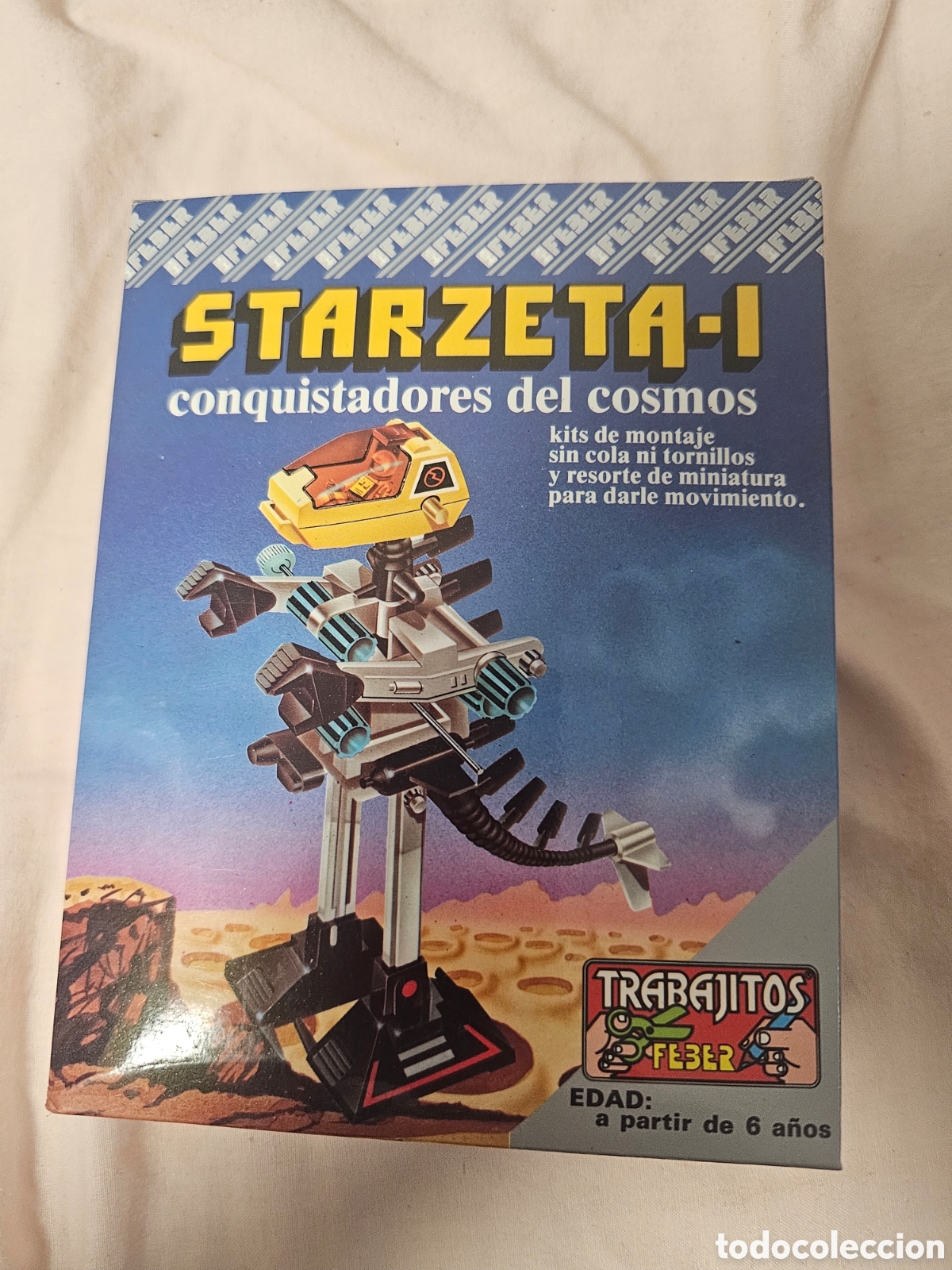 Juguetes antiguos y juegos de colecci&oacute;n: TRABAJITOS FEBER. STARZETA II. CONQUISTADORES DEL COSMOS.II NUEVO. SIN USAR