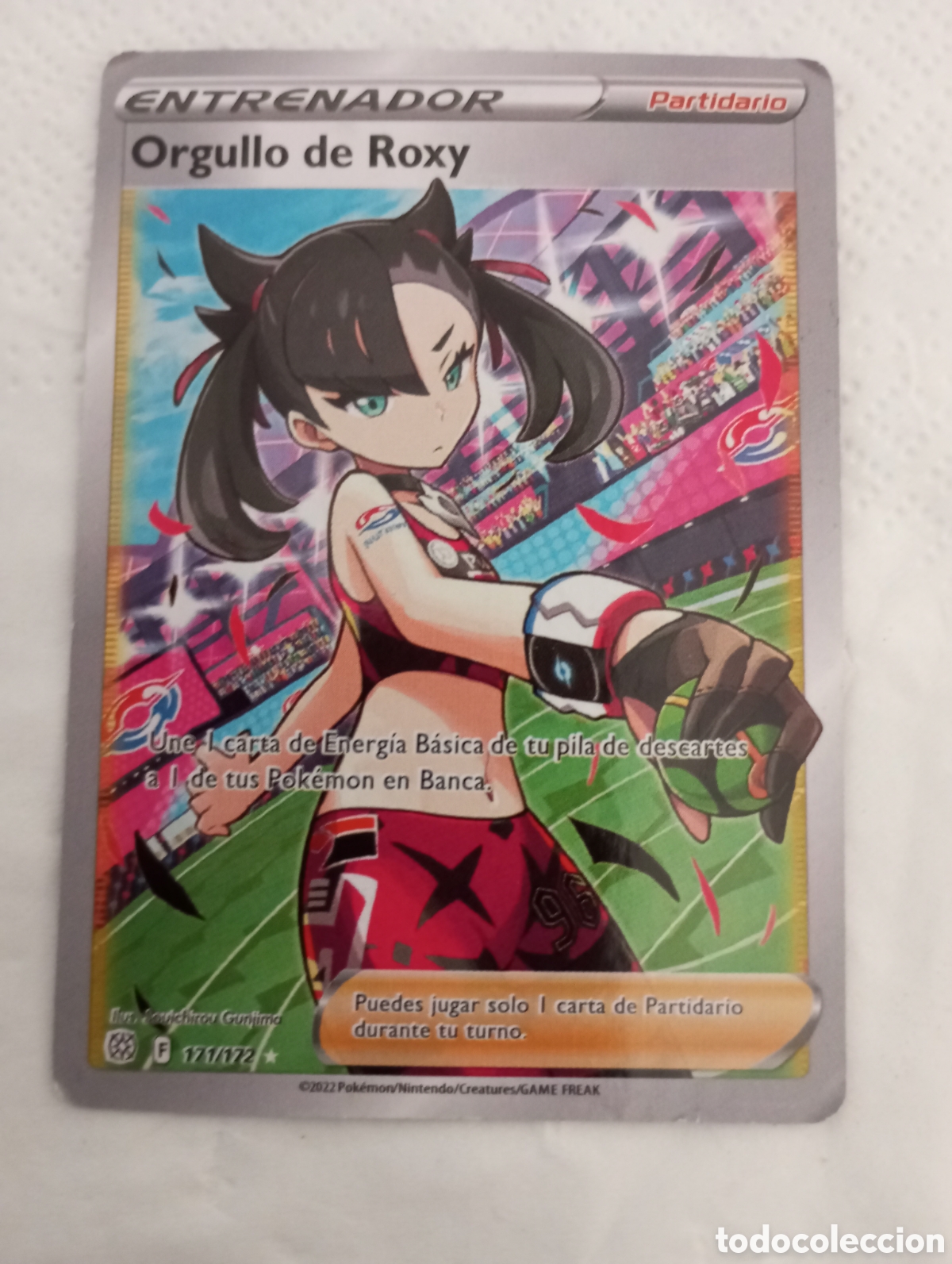 Altes Spielzeug und Spiele: Carta Pok&eacute;mon entrenador orgullo de roxy 121/122