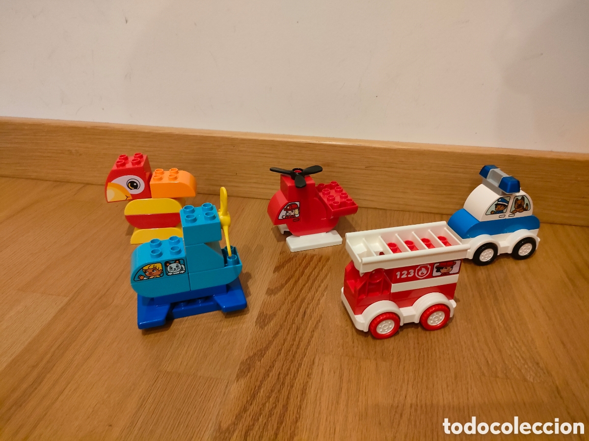 Juguetes antiguos y juegos de colecci&oacute;n: CINCO juguetes lego duplo