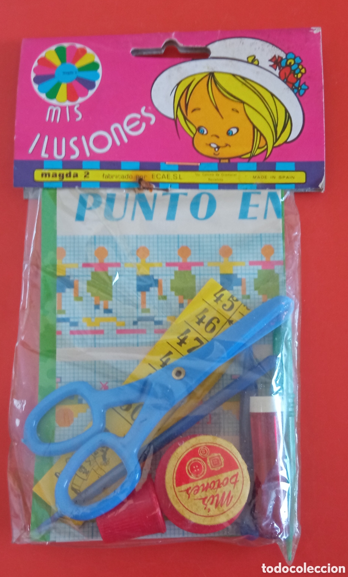 Juguetes antiguos y juegos de colecci&oacute;n: ACCESORIOS COSTURA MIS ILUSIONES MAGDA 80'S.SIN ABRIR.
