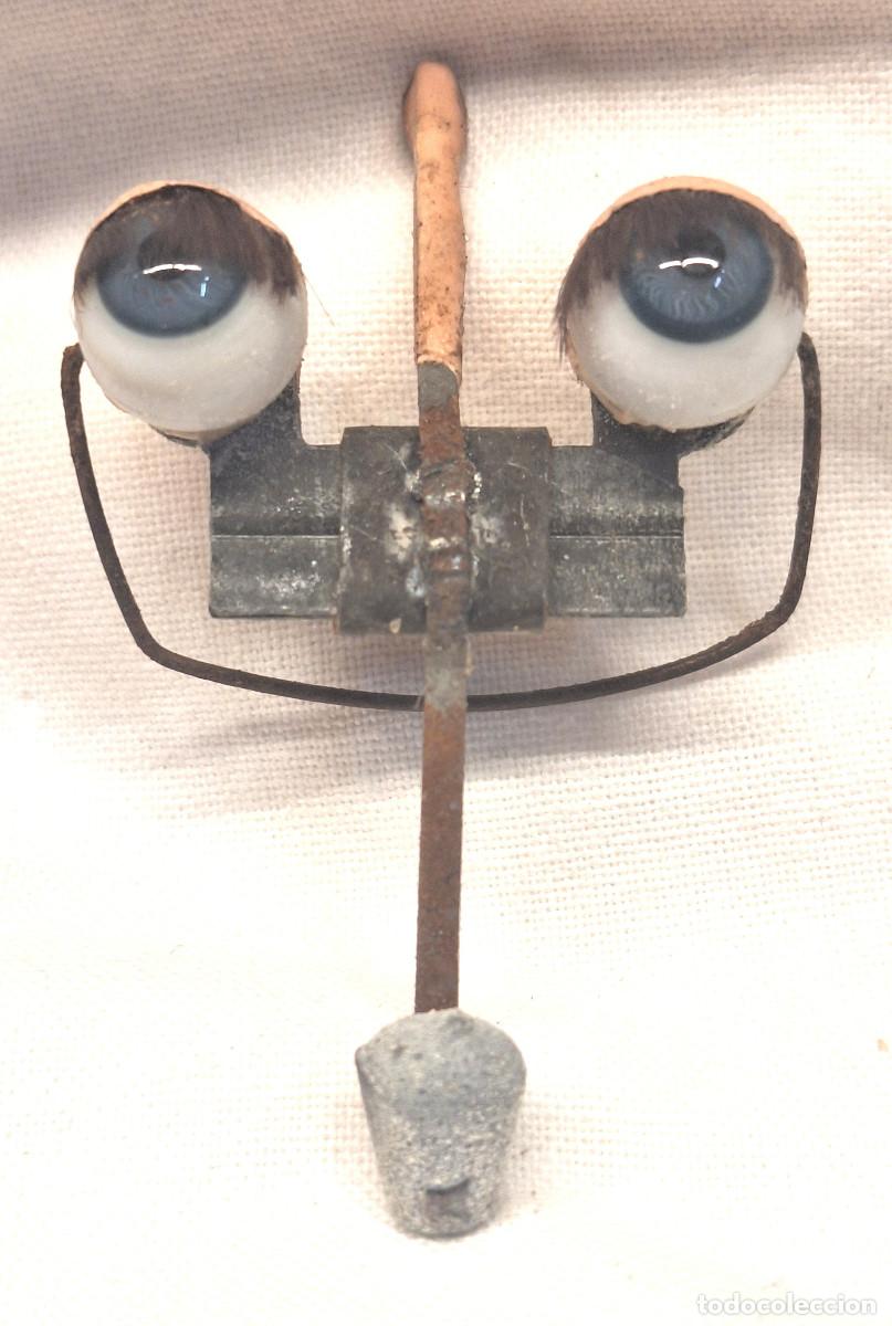 Juguetes antiguos y juegos de colecci&oacute;n: Ojos Azules Cristal para Mu&ntilde;eca con contrapeso. Med. 11 mm