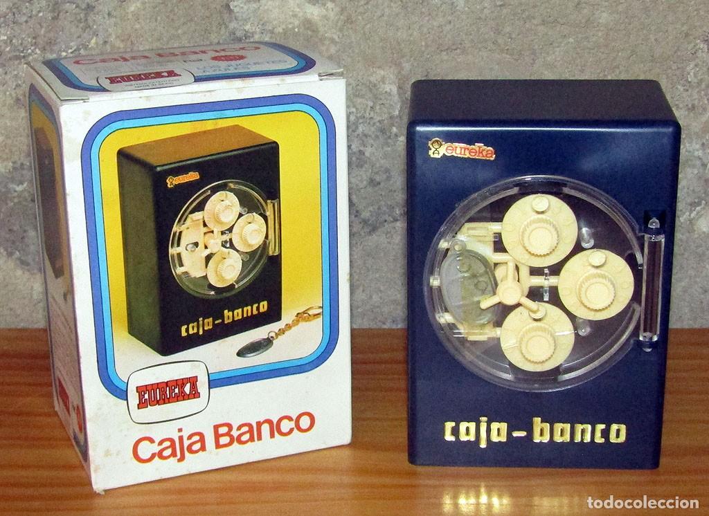 Juguetes antiguos y juegos de colecci&oacute;n: ANTIGUA HUCHA CAJA BANCO DE EUREKA / COMANSI - NUEVA Y EN SU CAJA ORIGINAL - A&Ntilde;OS 70/80
