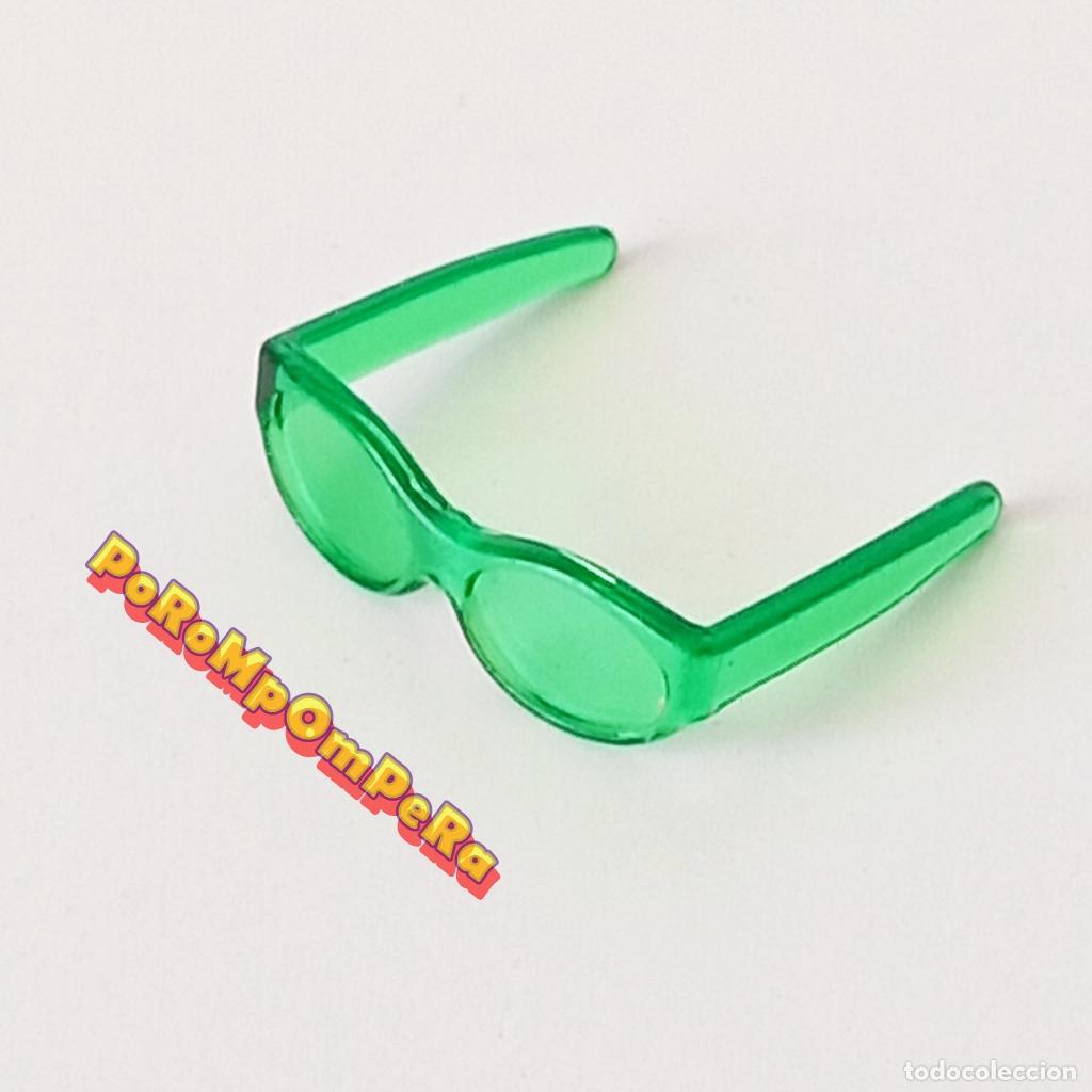 Juguetes antiguos y juegos de colecci&oacute;n: GAFAS VERDE TRASL&Uacute;CIDO SIMILAR LEGO O PLAYMOBIL - FABRICANTE Y SET/S POR DETERMINAR E9