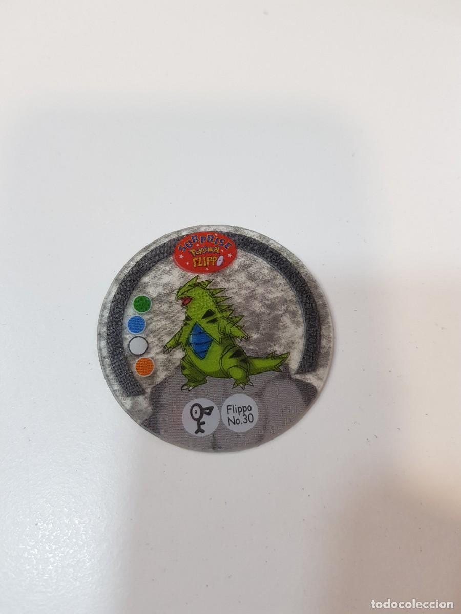 Juguetes antiguos y juegos de colecci&oacute;n: tazo Pokemon Surpirse Flippo N&ordm;30 Tyranitar